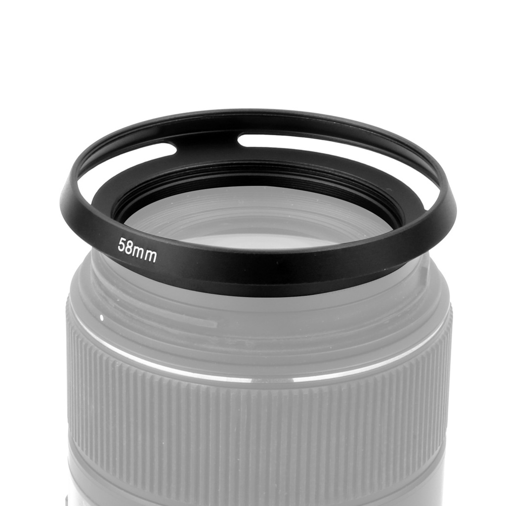 Feichao เลนส์ฮู้ดโลหะ มุมกว้าง ไม่มีมุมมืด สําหรับกล้อง Leica 37 40.5 49 52 55 58 67 มม. Canon Sony DSLR