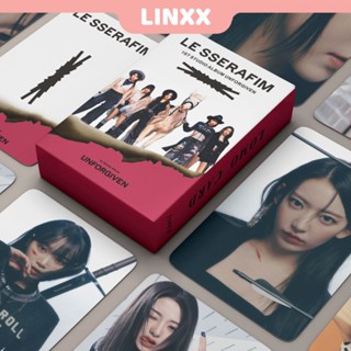 Linxx โปสการ์ดอัลบั้ม LE SSERAFIM UNFORGIVEN Kpop 55 ชิ้น