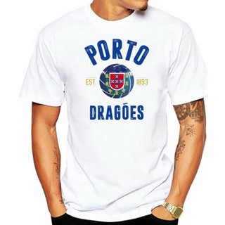 【เสื้อยืดใหม่】เสื้อผ้าผชเสื้อยืด พิมพ์ลาย Porto Established สําหรับผู้ชายS-5XL