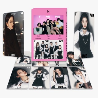 โปสการ์ดโลโม่ อัลบั้ม IVE IVE LIZ WONYOUNG YUJIN LEESEO REI GAEUL Kpop จํานวน 55 ชิ้น ต่อกล่อง