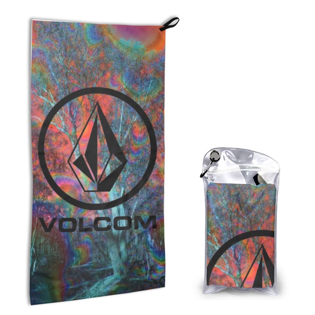 Volcom ผ้าขนหนูนุ่ม ดูดซับน้ําได้ดี แห้งเร็ว สําหรับเด็ก และผู้ใหญ่ 40x80 ซม.