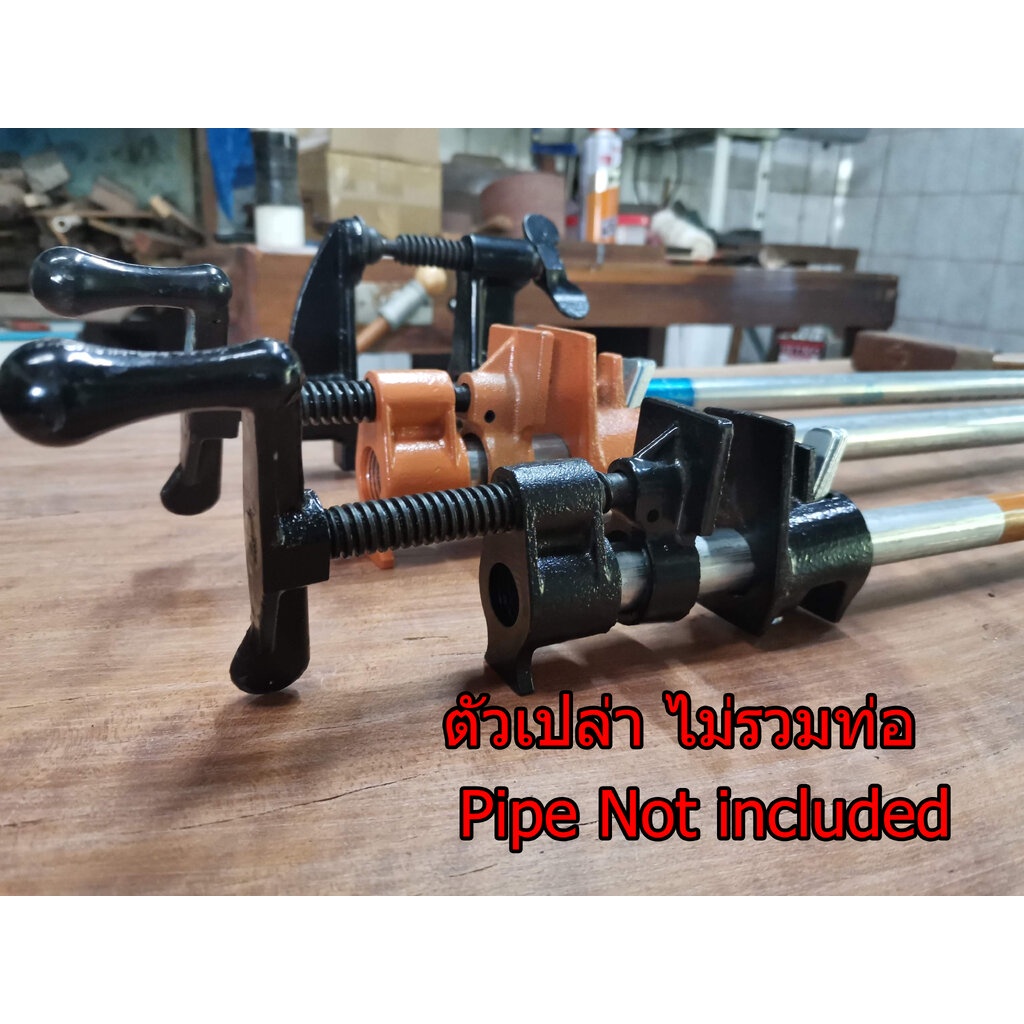 Pipe clamp แคล๊มท่อ แคล็มท่อ งานดีแข็งแรงใช้งานง่ายมาก หมุนลืนที่จับสบายมือ ไม่รวมท่อ