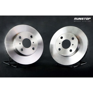 RUNSTOP รันสตอป brake disc จานเบรคหน้า แบบเรียบ ขนาดเดิม252 รุ่น MIRAGE big ATTRAGE 15 ปี 2014 ราคาต่อคู่