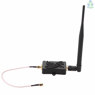 เราเตอร์ขยายเสียงไร้สาย 4W 4000mW 802.11b/g/n Wifi 2.4Ghz WLAN ZigBee BT พร้อมเสาอากาศ TDD [19][มาใหม่]