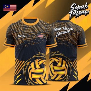 เสื้อยืด พิมพ์ลาย STL SEPAK TAKRAW JERSEY 3 มิติ สําหรับผู้ชาย และผู้หญิง ไซซ์ XS-XXXL