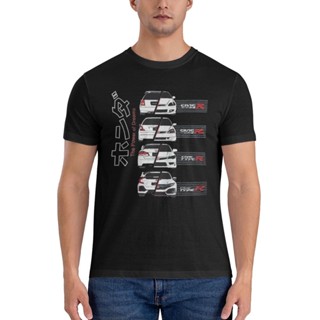 เสื้อยืดลําลอง แขนสั้น พิมพ์ลาย Honda Type R Series Ek9 Ep3 Fd2R Fk8