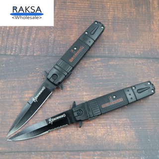 มีด RAKSA Wholesale NB022-FULL/SAW มีดพับ มีดเดินป่า มีดสวย มีดพก มีดพับพกพา มีดแคมป์ปิ้ง Stainless steel ขนาด21ซม.