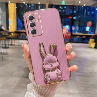 เคสโทรศัพท์มือถือ TPU ลายกระต่ายหน้ายิ้ม หรูหรา สําหรับ Samsung Galaxy A54 A24 A14 M54 M14 4G 5G 2023