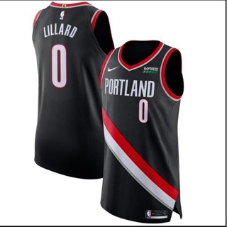 เสื้อกีฬาบาสเก็ตบอล ลายทีมชาติ NBA Portland Trail Jersey Damian Lilad 167368