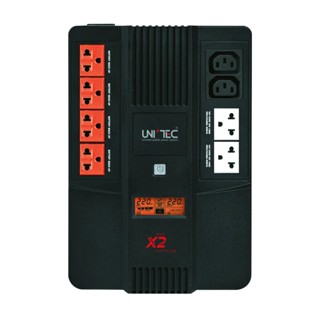 UNITEC เครื่องสำรองไฟฟ้า X2 PLUS 1000VA/530W