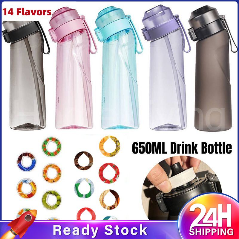 650Ml/500Ml Air-Up Fruit Fragrance Water Bottle | Scent Water Cup | Fruit Flavour Sports Kettle Red Bull/coffee/milk/sprite Fragrance Drink Water 0 Sugar