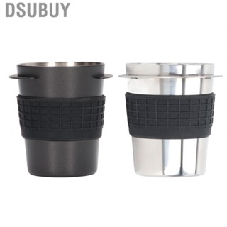 Dsubuy 58mm Stainless Steel Coffee Dosing Cup Coffee Machine Handle Receiving