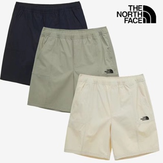 กางเกงขาสั้นลําลอง ผ้าฝ้าย 100% ปักลายโลโก้ The North Face พลัสไซซ์ สําหรับผู้ชาย และผู้หญิง