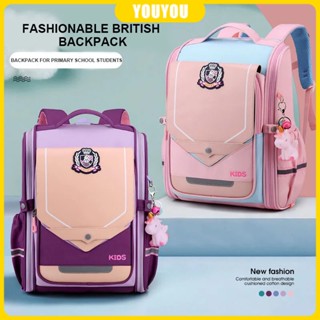 กระเป๋าเป้สะพายหลัง กันน้ํา เกรด 1-6 สําหรับเด็กผู้ชาย และเด…