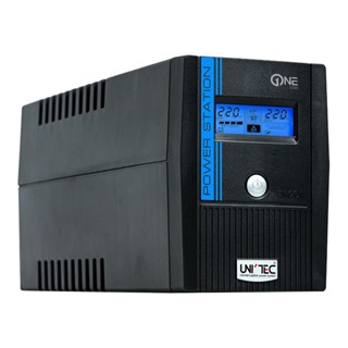 UNITEC UPS One 1000VA/550W เครื่องสำรองไฟ ปรับแรงดันไฟฟ้าอัตโนมัติ