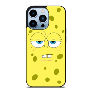 เคสโทรศัพท์มือถือ กันกระแทก ลาย Sponge Bob Expression Face สําหรับ IPhone 14 Plus 13 Pro Max 12 Mini X