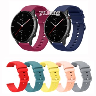 สายนาฬิกาข้อมือ ซิลิโคนนิ่ม กันน้ํา 20 มม. 22 มม. สําหรับ Huami Amazfit GTR Mini 2 3 4 42 มม. 47 มม. GTR2 GTR 2E GTR4 GTR3 Pro