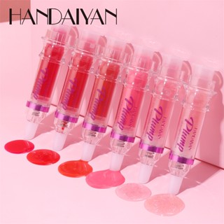 【COD】Handaiyan Crystal Jelly Moisturizing Lip Oil Plumping Lip Gloss Plump Lip Glow Oil Tinted Lip Plumper Lip Makeup Tools For Women Beauty