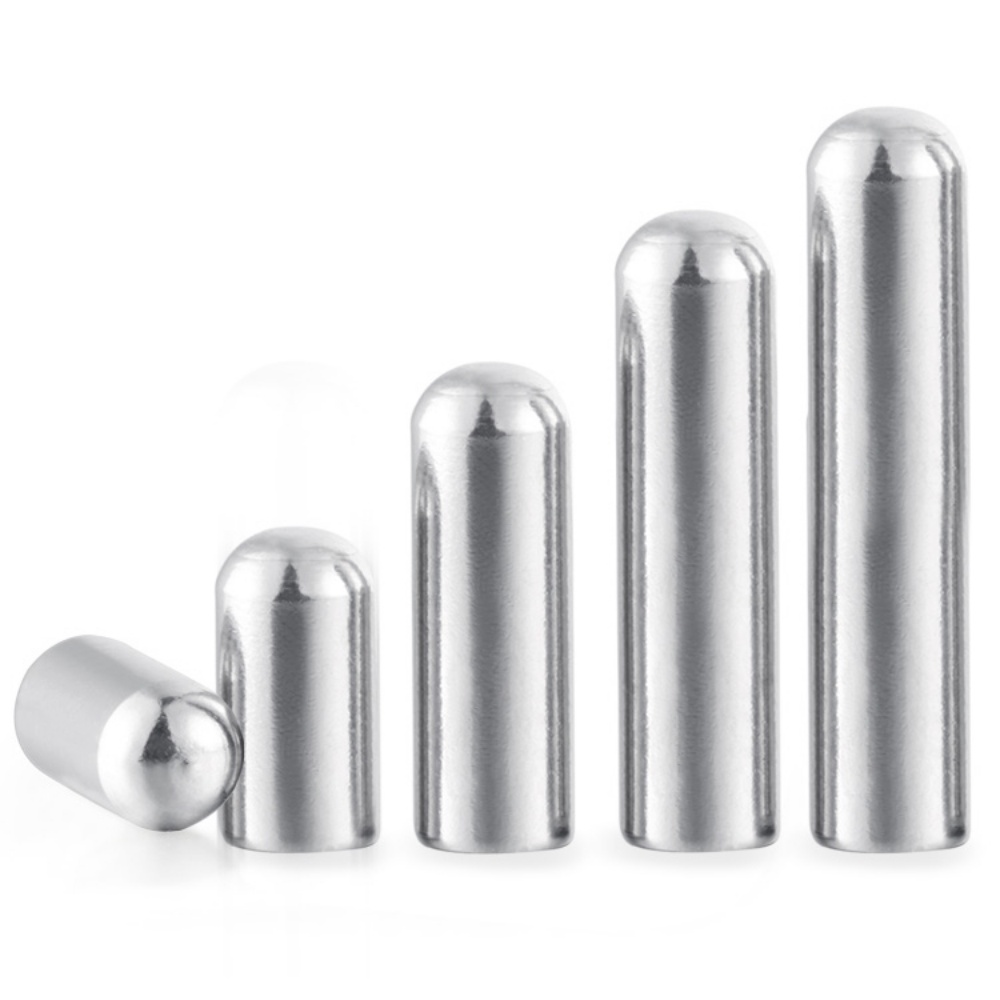 [ Ymh1] หมุดพิน ปิ๊น สลัก แกนเดือย สแตนเลส 304 กลม / Solid Parallel / Dowel Pins SUS304 M3.5M4M5M6 - รูปที่ 2