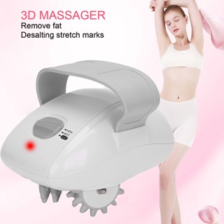 DAZA 3D Mini Face Body Slimming Massager Roller เครื่องนวดไฟฟ้าแบบใช้มือถือแบบชาร์จไฟได้