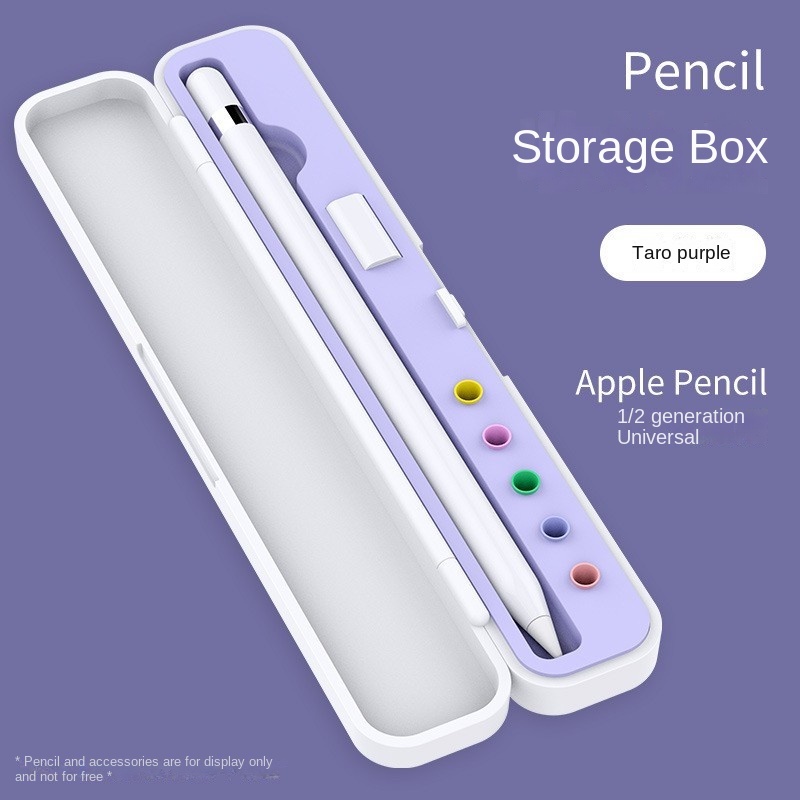 กล่องดินสอ พลาสติก ป้องกันการสูญหาย สําหรับ Apple Pencil 1/2