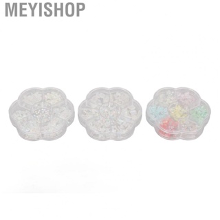 Meyishop Nail Rhinestone  3D Nail Art Decorations 3 Box Ins Style  for Home