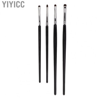 Yiyicc Eye Makeup Brush Kit  Soft Hair Small Size Detail Makeup Brush Kit  for Eyeliner for Beauty Salon