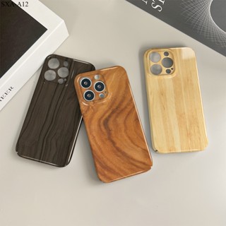 Compatible With Samsung Galaxy A11 A12 A13 A23 A51 A71 A52 A52S A53 A73 4G 5G เคสซัมซุง สำหรับ Case Wood Grain เคส เคสโทรศัพท์ เคสมือถือ Full Cover Hard Phone Cases Casing