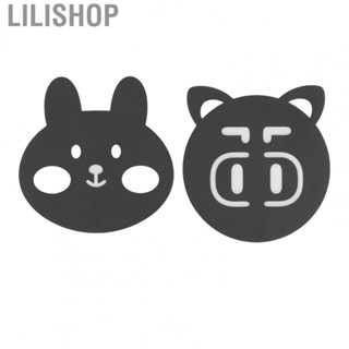 Lilishop Cup Coaster  Bear Pig  Shape Drink Coaster  for Cafe