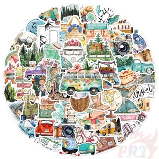 50 ชิ้น / ชุด ❉ สติกเกอร์ศิลปะสีน้ํา รุ่น World Travel 02 ❉ สติกเกอร์ Doodle แฟชั่น กันน้ํา DIY