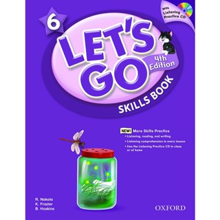 Bundanjai (หนังสือเรียนภาษาอังกฤษ Oxford) Lets Go 4th ED 6 : Skills Workbook +CD (P)