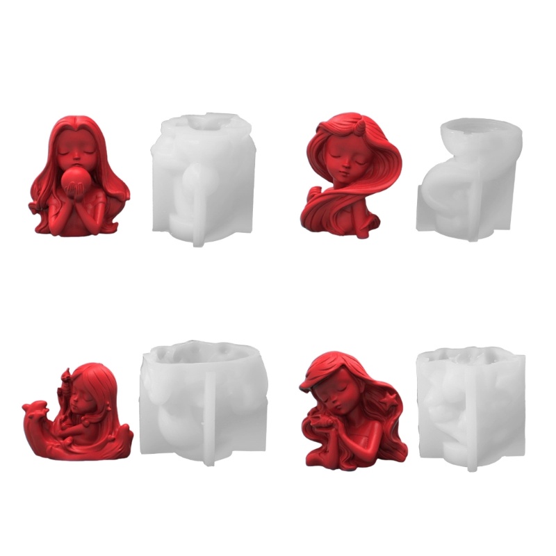 Kra Ocean Girls แม่พิมพ์เครื่องประดับแม่พิมพ์สําหรับตกแต่งบ้าน - รูปที่ 3