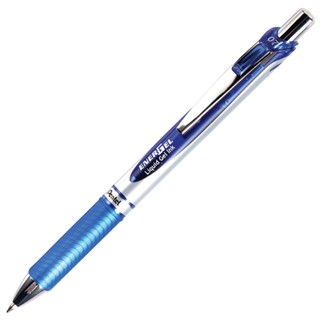 PENTEL ปากกาหมึกเจล Energel แบบกด 0.7 มม. สีน้ำเงิน