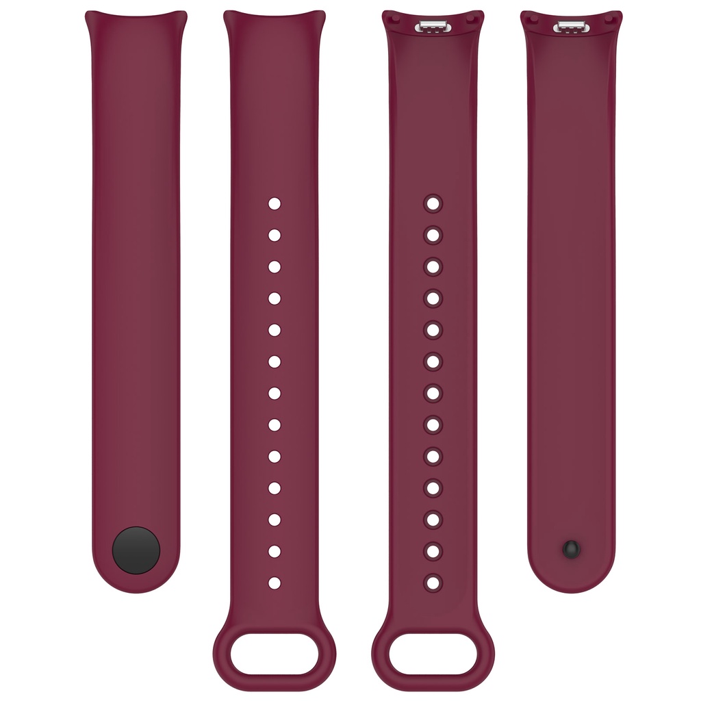 สายรัดเปลี่ยนสายรัดซิลิโคนสีสันสดใสสําหรับ Xiaomi MiBand 8 9 MiBand 8 9 Tracker Band Strap สายนาฬิกา