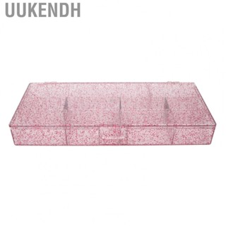 Uukendh Small Items Organizer BoxSealing Cover Multi Grids Container Case For Hair Salon