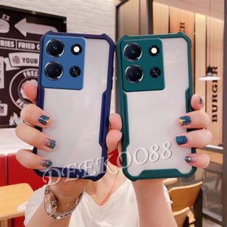 ใหม่ เคสโทรศัพท์มือถือแบบใส กันกระแทกสี่มุม กันรอยกล้อง ลายหัวใจ สําหรับ Infinix Note 30i 30 Pro 5G 4G 2023 Note30i Note30 Note30Pro 30Pro