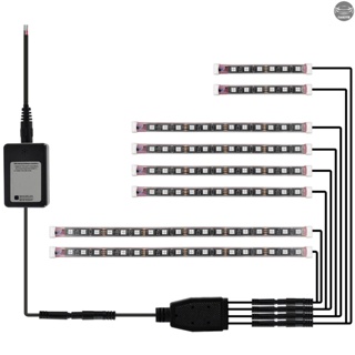 พร้อมส่ง ชุดไฟ LED IP68 RGB กันน้ํา ควบคุมผ่านแอป สําหรับตกแต่งรถจักรยานยนต์ รถยนต์