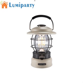 Lumiparty โคมไฟฉุกเฉิน Led 3 โหมด แบบพกพา ชาร์จ Usb สําหรับตั้งแคมป์กลางแจ้ง