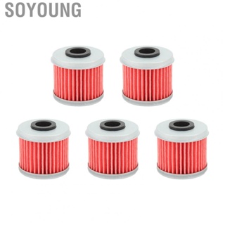 Soyoung Motorcycle Engine Oil Filter  Engine Oil Filter High Efficiency Compact Structure Cylindrical  for Motorbike