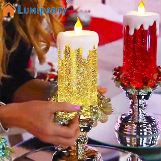 Lumiparty โคมไฟเทียนอิเล็กทรอนิกส์ Led เรืองแสง หลากสีสัน ไร้เปลวไฟ สําหรับตกแต่งบ้าน