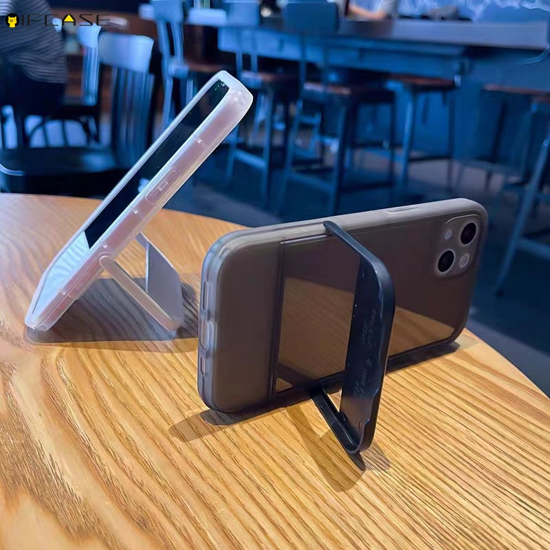 Redmi Note 12 11T Pro 5G Plus Turbo 11 SE 11S 10T 5G เคสโทรศัพท์ ที่มองไม่เห็น ขาตั้ง ที่วาง นาฬิกา วิดีโอ ธุรกิจ ที่เรียบง่าย ใส นิ่ม เคสซิลิโคน เคส