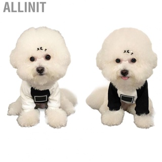 Allinit Dog Outdoor Cloth  Easy Wearing Lightweight Polyester Cotton Puppy Costume Comfortable Lovely for Small Dogs