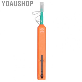 Yoaushop Optical Fiber Cleaner  High Efficiency Handheld Antistatic Resin Lightweight Fiber End Face Cleaning Pen  for 2.5mm SC ST FC