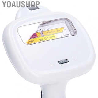 Yoaushop PC 102 Swimming Pool Tester  Chlorine PH Meter ABS Wide Application Fast And Accurate Readout  for Spas