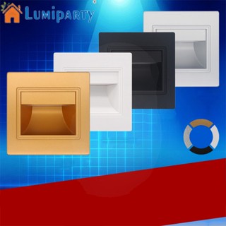 Lumiparty โคมไฟติดผนัง LED 85-265V 0.6W สําหรับบันได ระเบียง