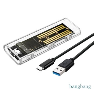 Bang Compact M 2 NVMe SSD Caddy- เคสไดรฟ์โซลิดสเตท USB 3 2 TypeC Dual-Protocol