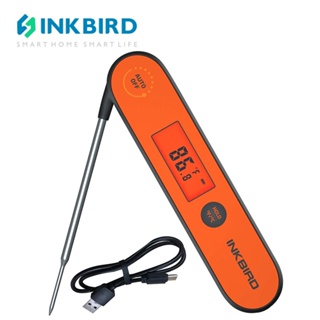 Inkbird IHT-1P เครื่องวัดอุณหภูมิเนื้อสัตว์ ดิจิทัล แบบอ่านทันที สําหรับทําอาหารในร่ม กลางแจ้ง บาร์บีคิว เนื้อสัตว์ วัดอุณหภูมิอาหาร