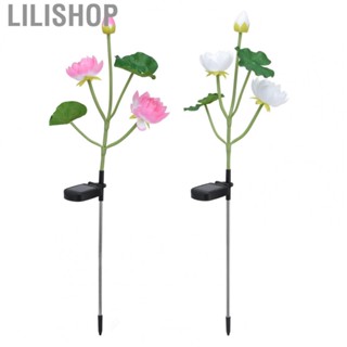 Lilishop Solar Flower Light IP65  Solar  Light W/Ground Plug For Garden QT