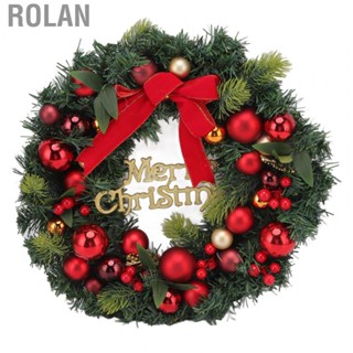 Rolan Christmas Wreath  Handmade Artificial Christmas Garland Recycled  for Window