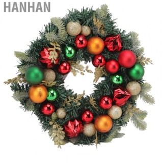 Hanhan Christmas Wreath  Widely Used Indoor Christmas Wreath Colorful Balls Hand Made Add Festival Mood  for Decorations